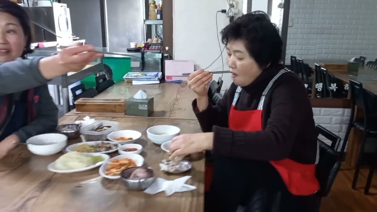 동그라미식당 병어조림 세발나물 간장쏙장 12월2일 갈산시장