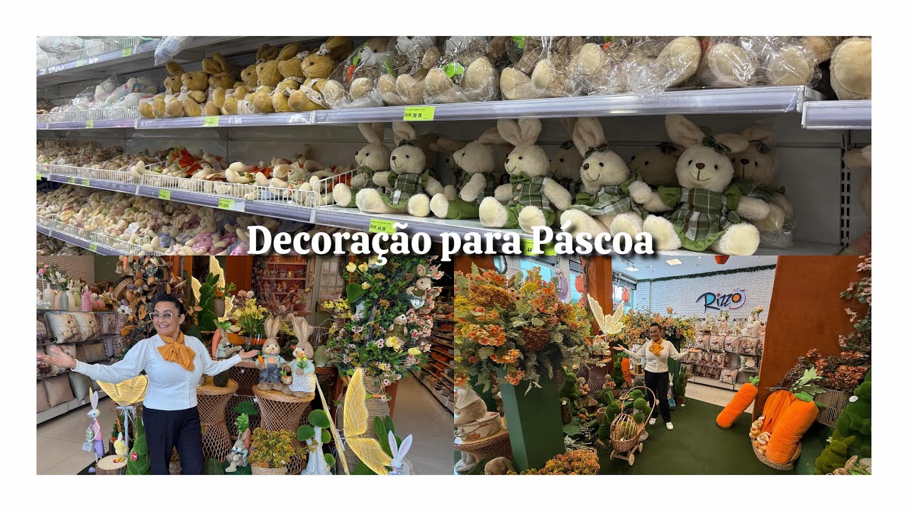 Tour na 25 de março, decoração para Páscoa,como estão os preços.