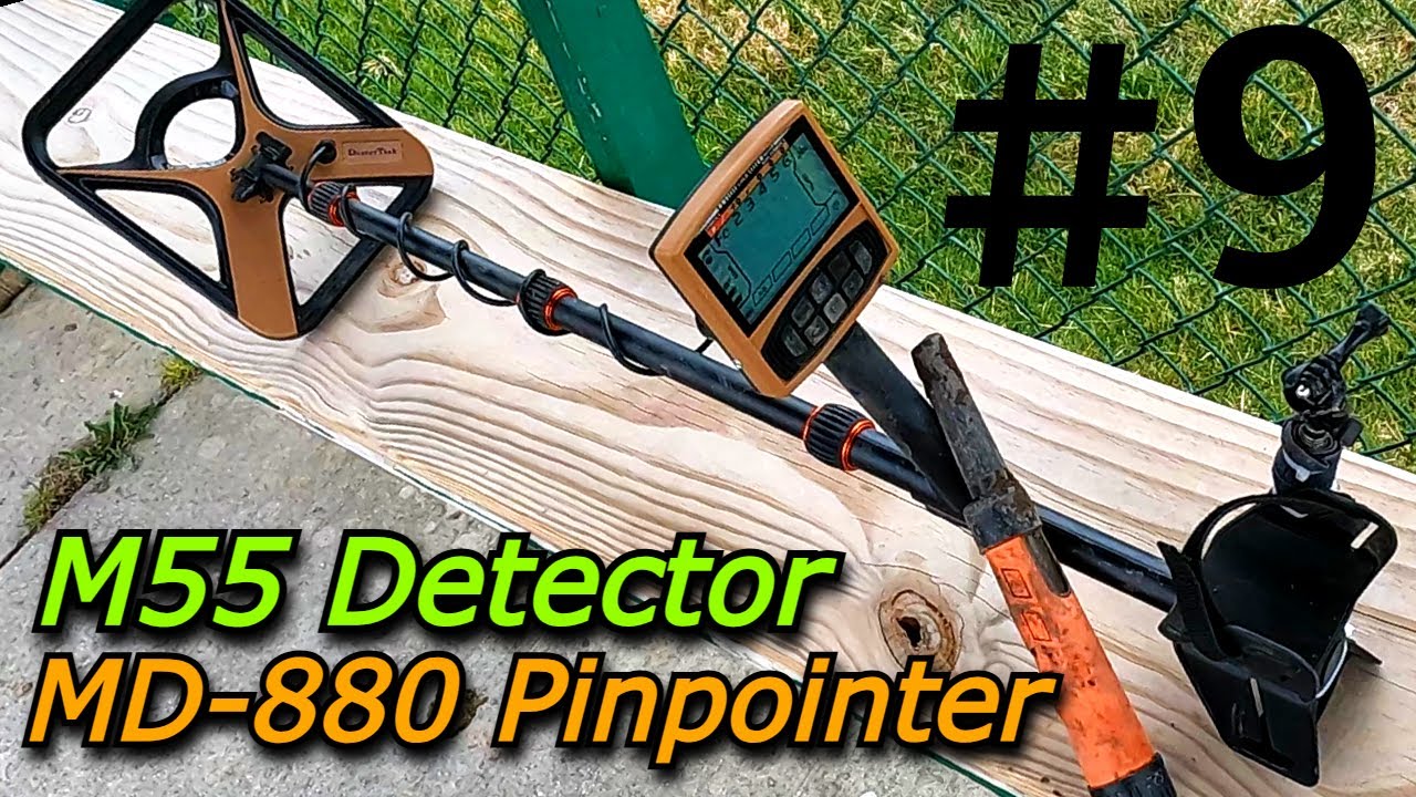 Metal Detecting with The DetectTrek M-55 Metal Detector and The MD-880 Pinpointer