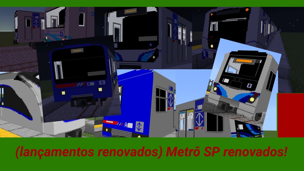 (Lançamento renovado) Renovação das frotas do metrô SP