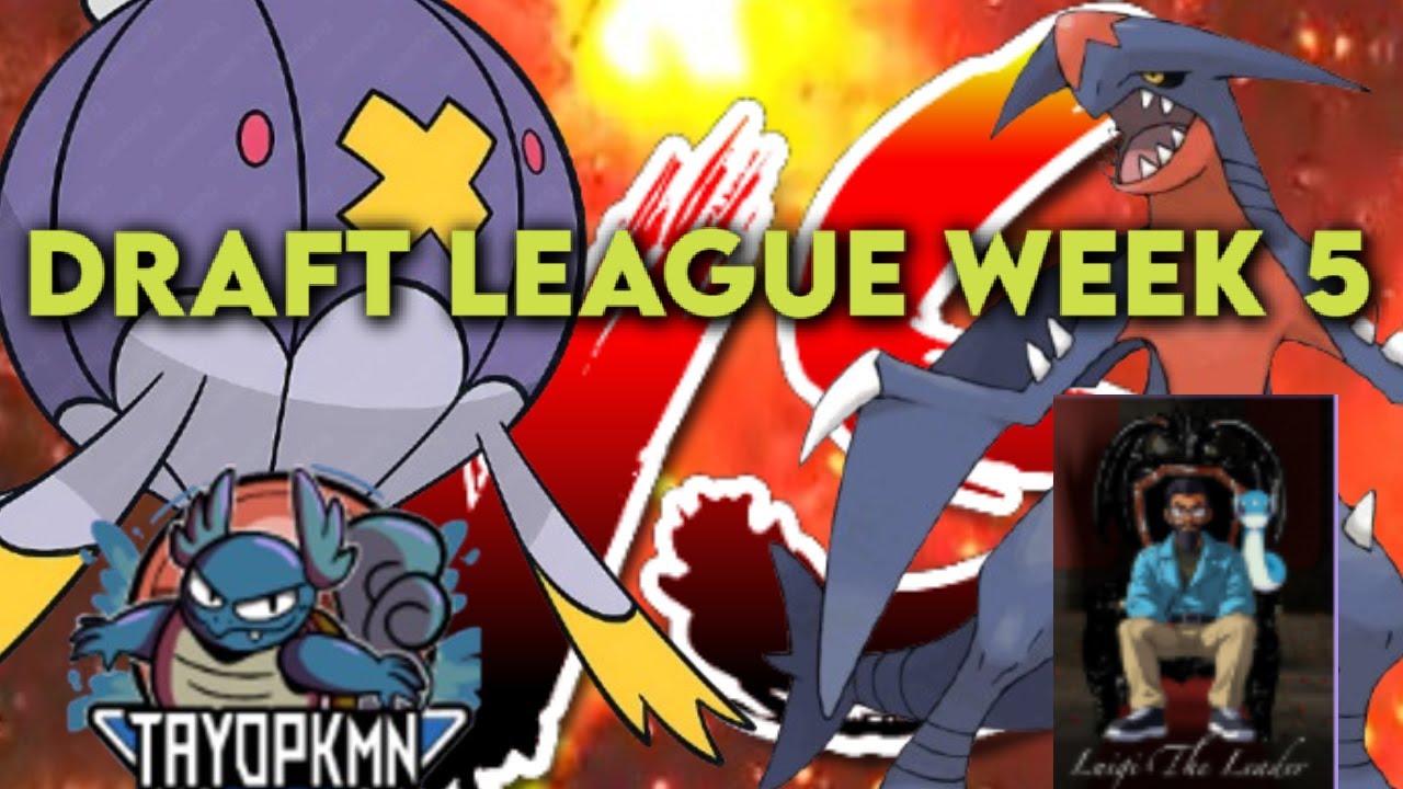 DRAFT LEAGUE WEEK 5 | TAYOPKMN VS LUIGI #pokemon #vgc #draftleague