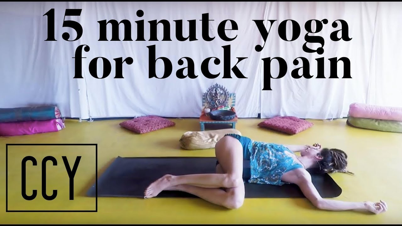 15 Minute Cole Chance Yoga for Back Pain - Beginners Gentle Yoga
