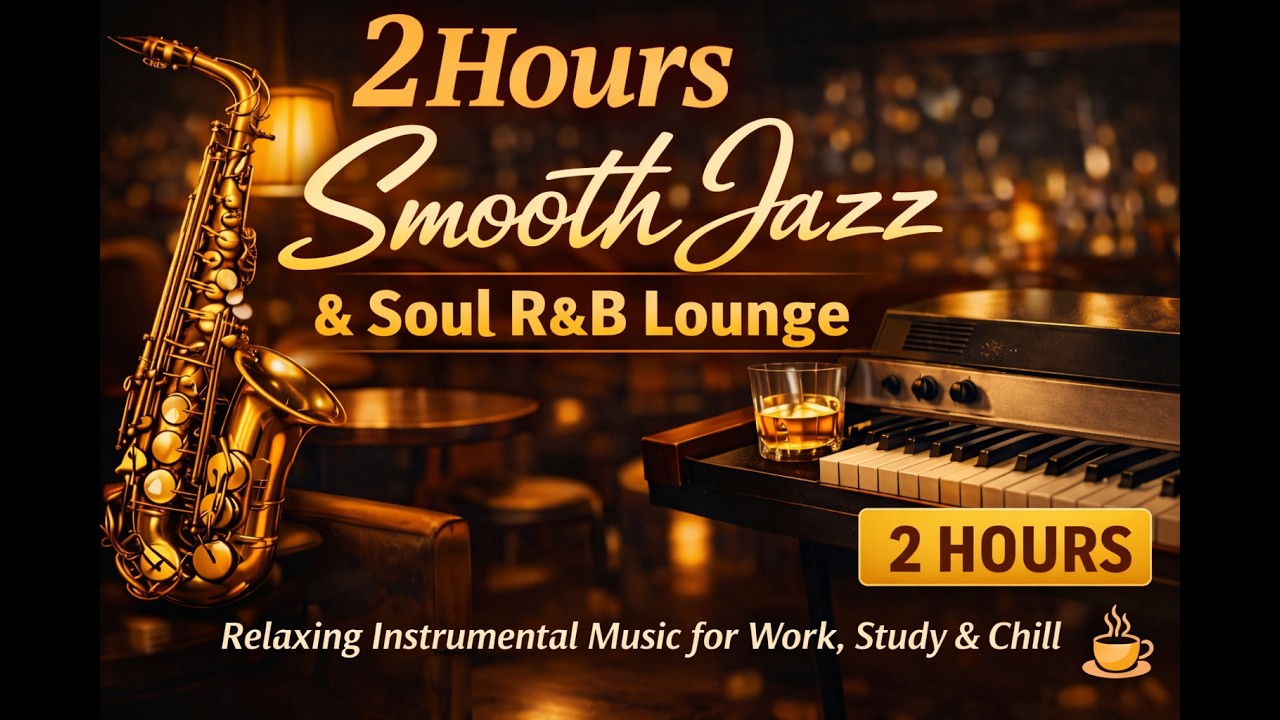 2 Hour Smooth Jazz Instrumentals | Calm, Focus & Relax Music