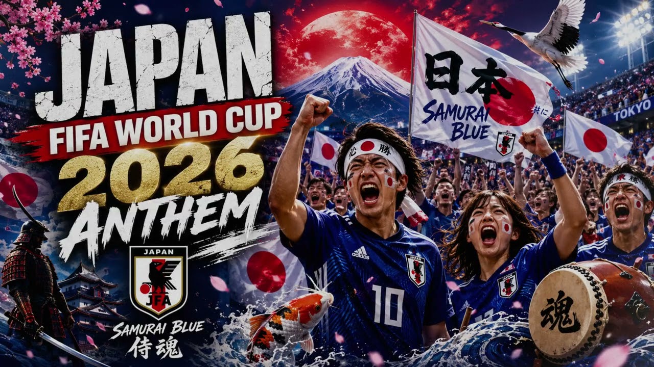 Japan World Cup 2026 Fan Anthem | Samurai Blue Official Song | FIFA World Cup 2026