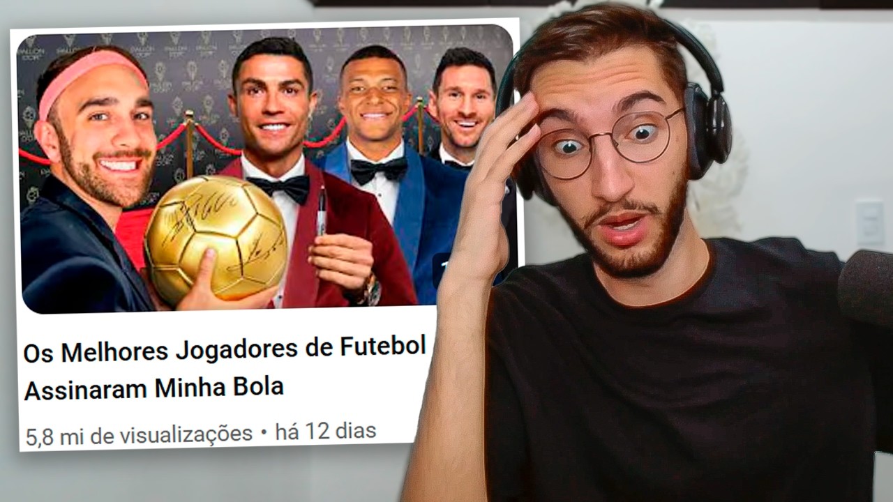 Os Melhores Jogadores de Futebol Assinaram Minha Bola