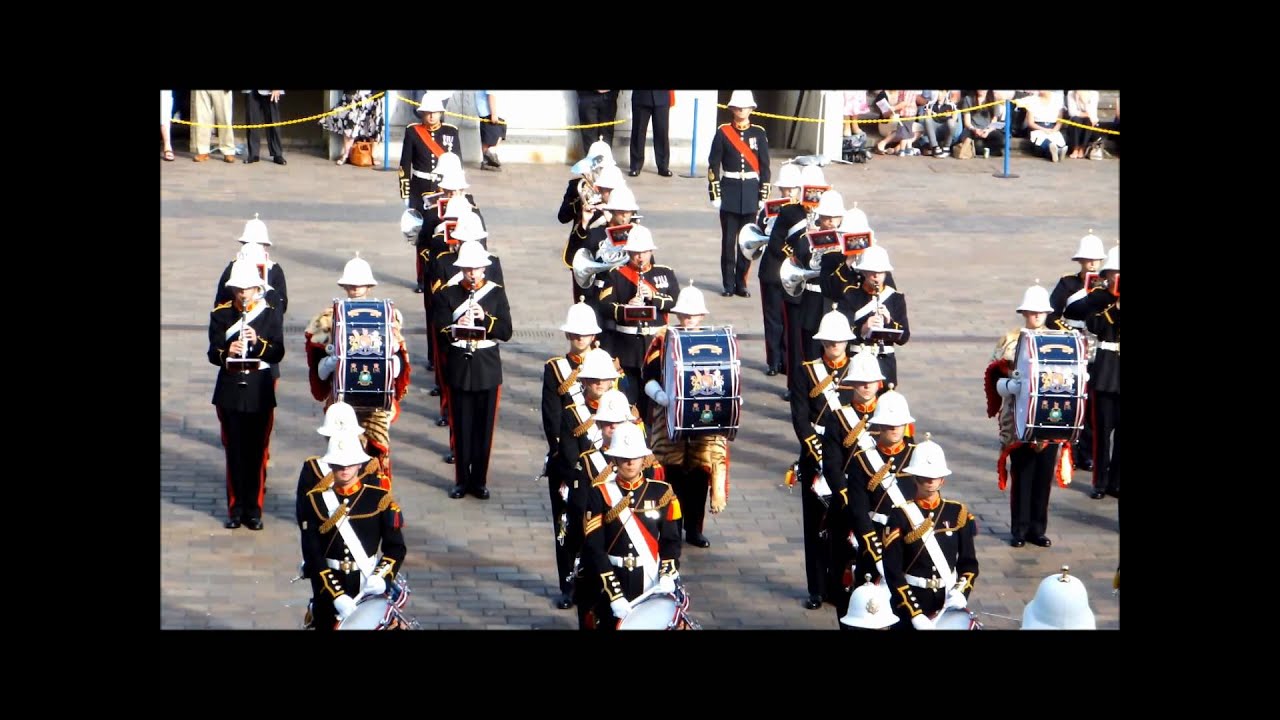 Royal Marines School of Music - Beating Retreat 03-08-12 pt2