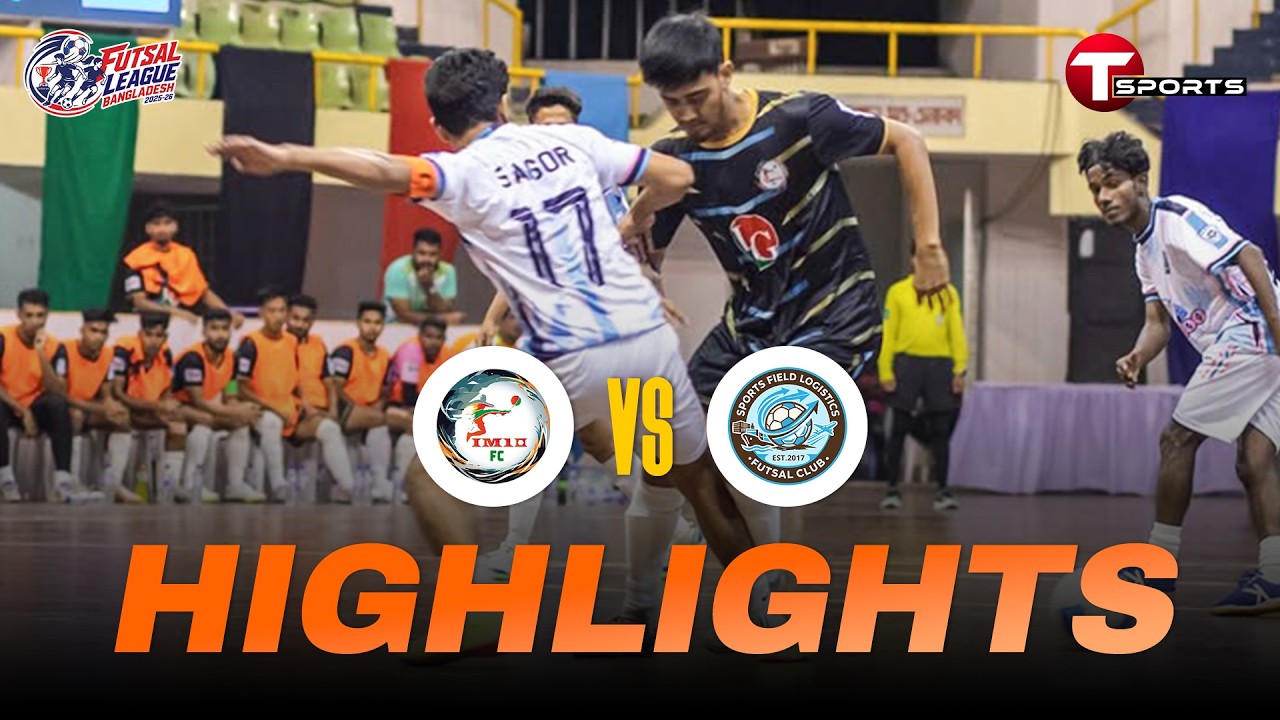 Highlights | IM 10 FC vs Sports Field Logistic | Men's match | Futsal League Bangladesh 2025-26