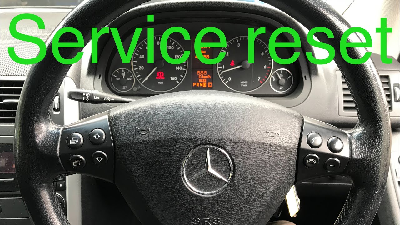 Mercedes A-класса | Сброс сервисного обслуживания | 2004-2012 W169
