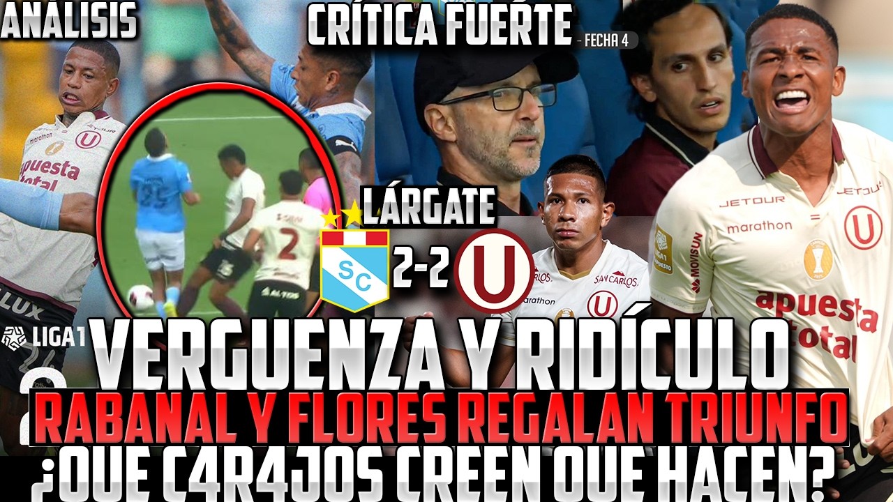 HOY FUIMOS PAVOS | UNIVERSITARIO 2-2 CRISTAL | TERRIBLE RIDÍCULO EN PARTIDO GANADO | DURA CRÍTICA🔥