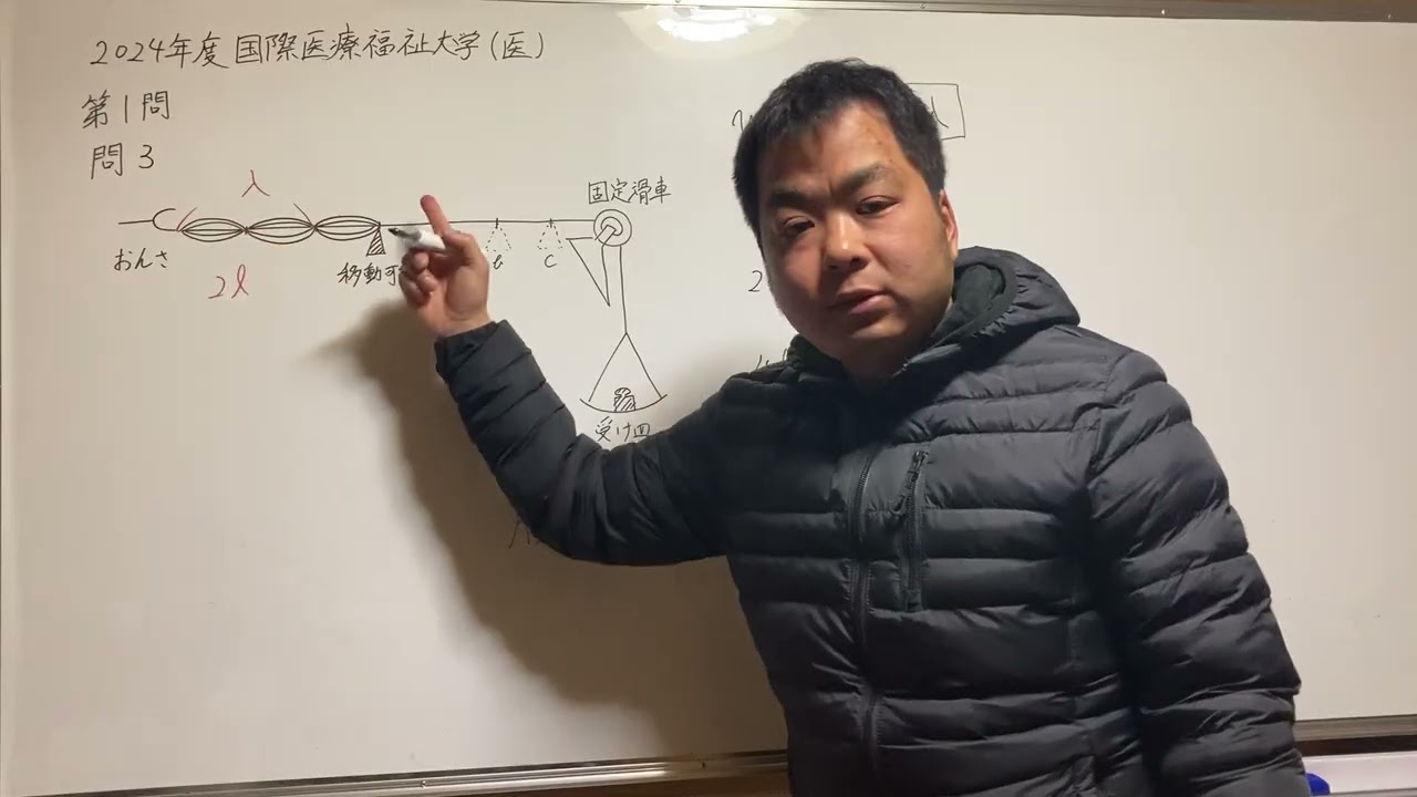 2024年度国際医療福祉大学（医）物理第一問（3）