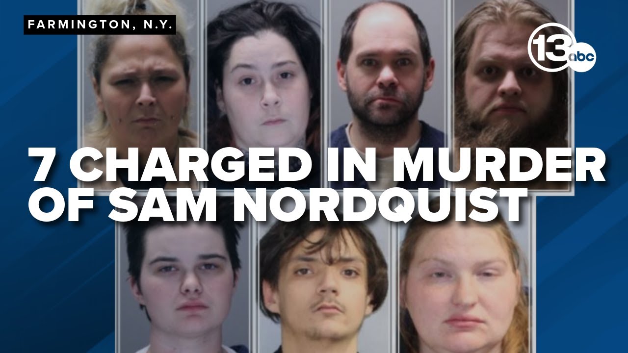 Charges against 7 people accused of murdering Sam Nordquist, two children coerced into involvement