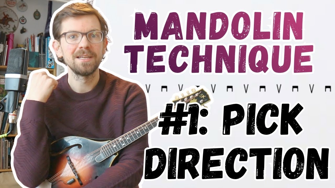 Mandolin Technique 1 - Proper Pick Direction