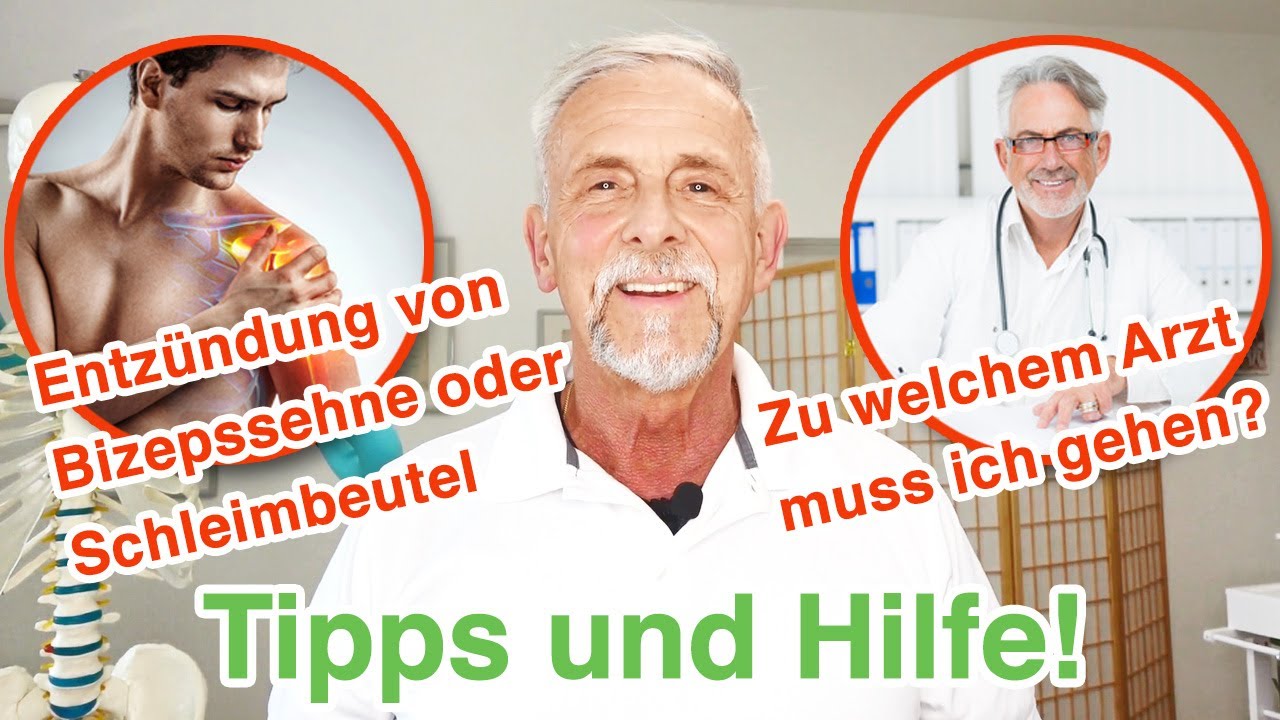 Bizeps oder Schleimbeutelentzündung? - Zu welchem Arzt? - Tolle Tipps für Dich! ✅