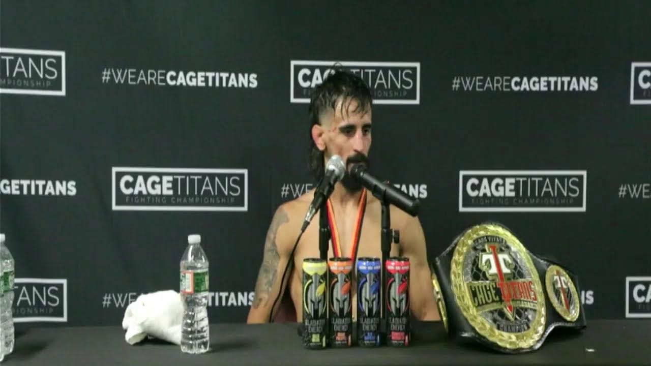 Andrew Valdina v Joe Penafiel | Pro Title Fight | Cage Titans 71 | Post Fight Interview