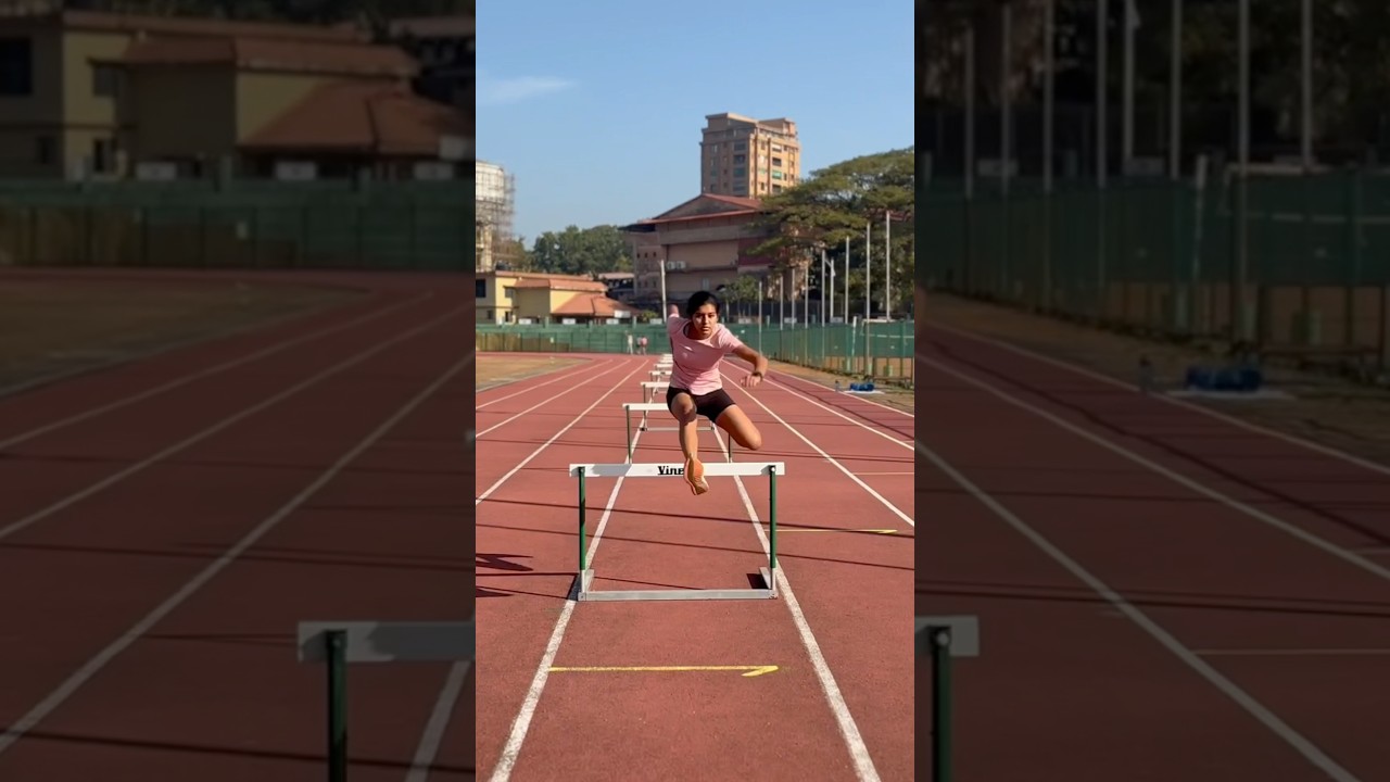 Hurdles Running Training 
