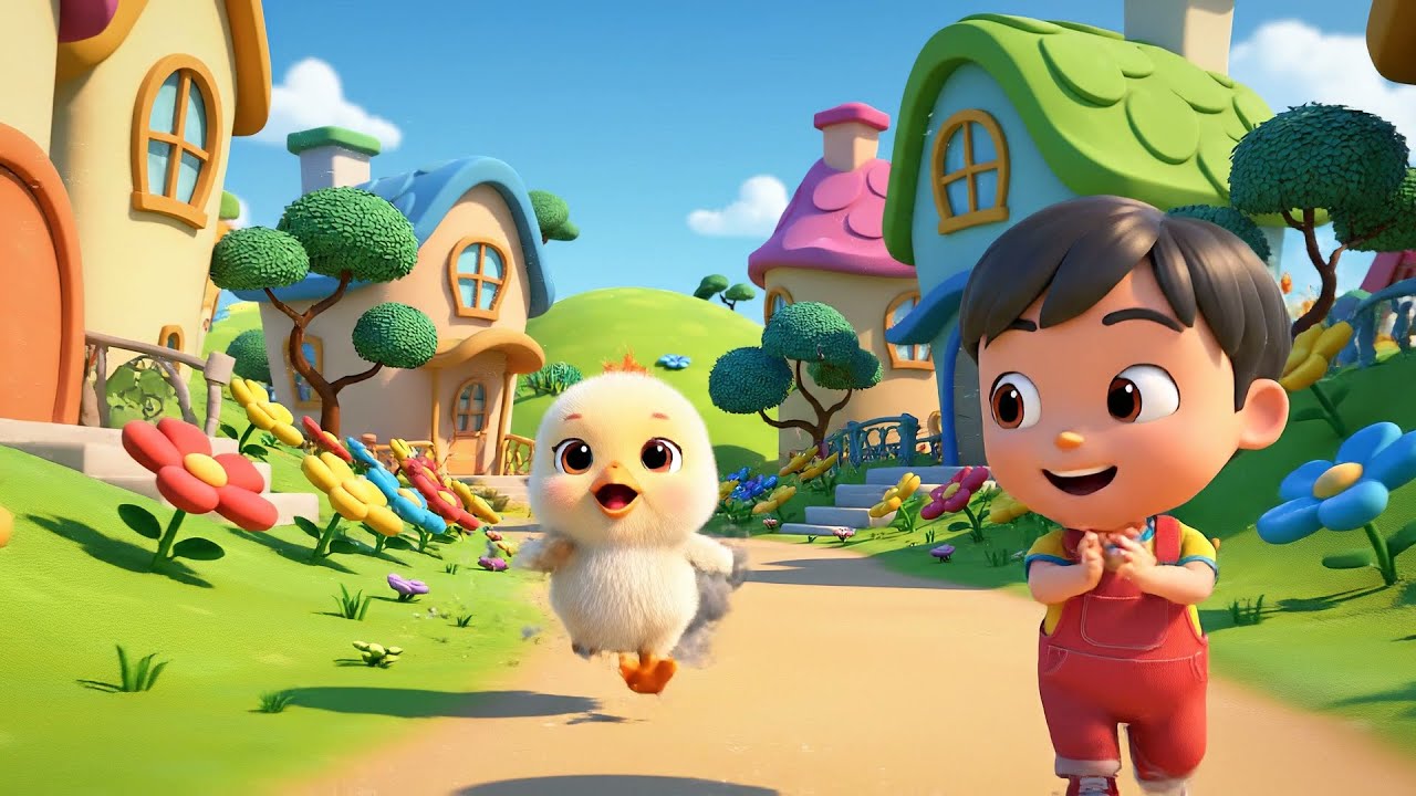 La cría de Angry Birds aterrizó en un castillo | Canciones Infantiles y Rimas para Niños