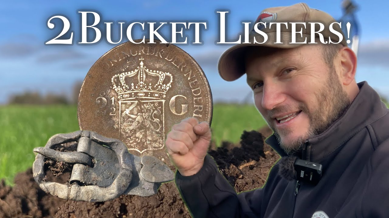 2 zilveren BUCKET LISTERS! | Metaaldetectie op oude stortgrond | 2 November 2024