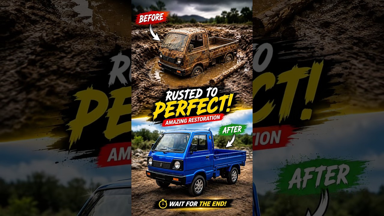 🇺🇸 Rusty Mini Truck Restoration! 🔥 #restoration #shorts