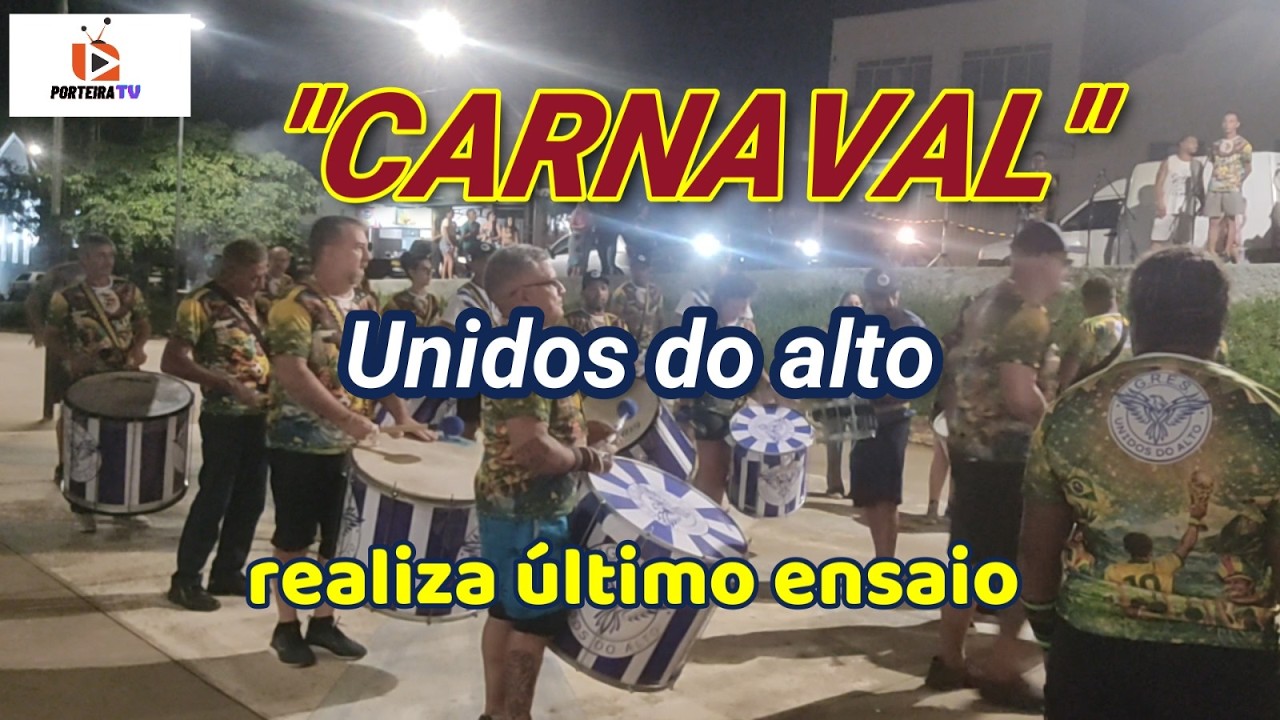 “Bastidores do Último Ensaio da Unidos do Alto – Ouro Fino: Vibe Total!”