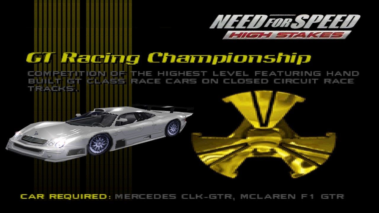 Need for Speed: High Stakes - GT Racing Championship - Mercedes Benz CLK-GTR