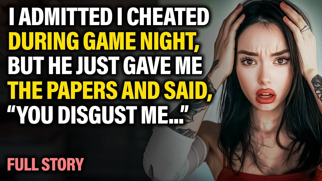 I confessed during the game that I cheated on our honeymoon, his reaction left me shaking