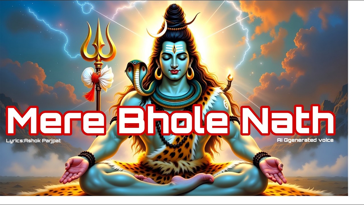 Mere Bhole Nath|New Shiv Bhajan|#mahadev @musicmastervibe |Ashok Prajapat#devotionalsong #shiv
