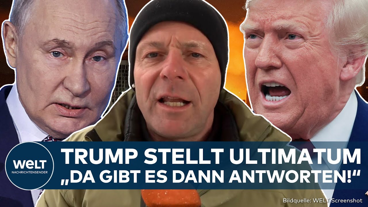 PUTINS KRIEG: Donnerschlag! USA machen ernst! Trump stellt Ultimatum an Russland und Ukraine