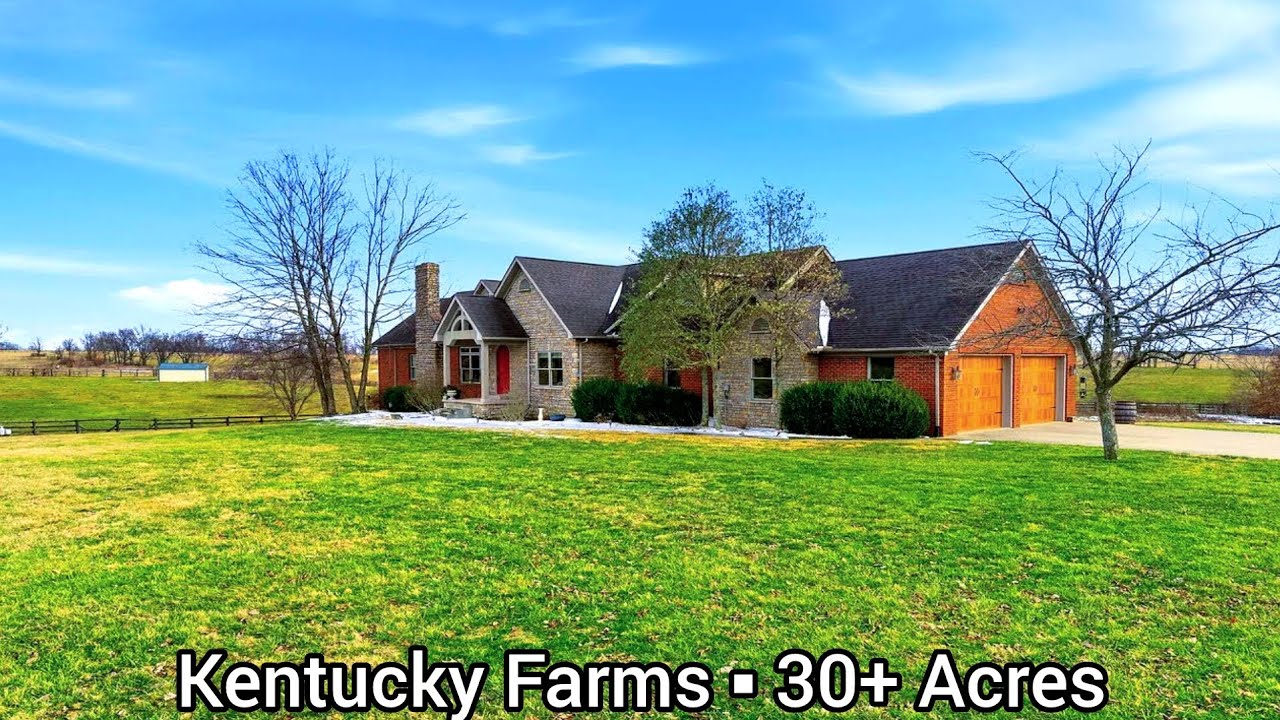Kentucky Farms For Sale | 30 Acres | Studio Area | Horse Farm | Resort Setting |Kentucky Real Estate