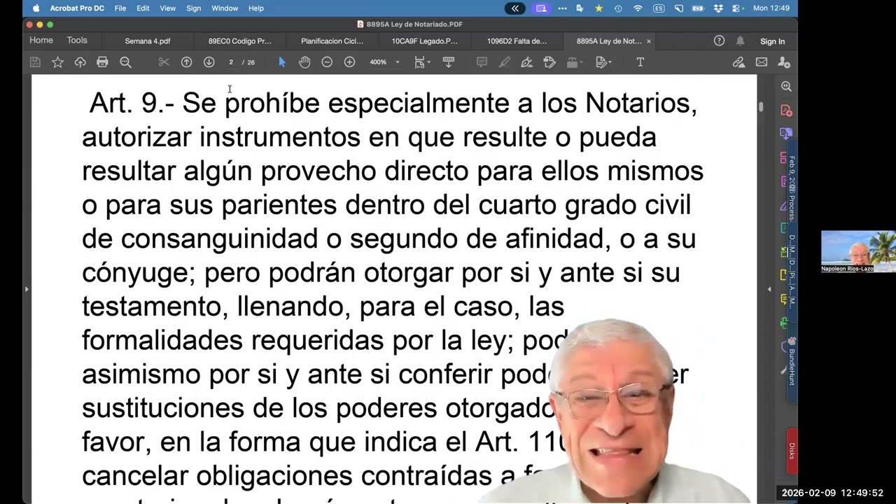 Notarial sesion Sem 4