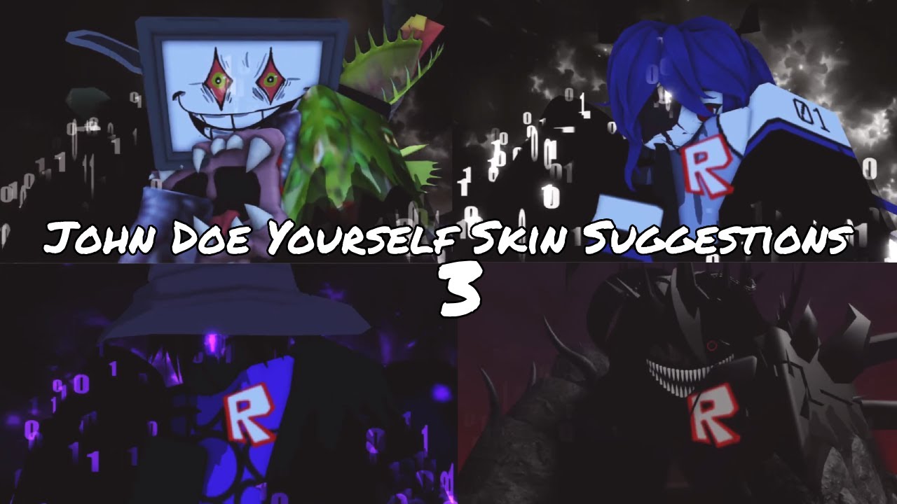 Предложения аватара для Roblox Forsaken с скином John Doe Yourself 3