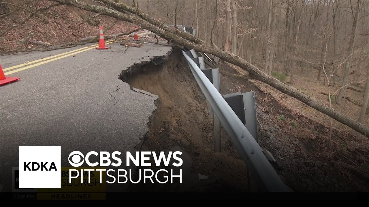 Heavily traveled shortcut in Beaver County closed due to landslide
