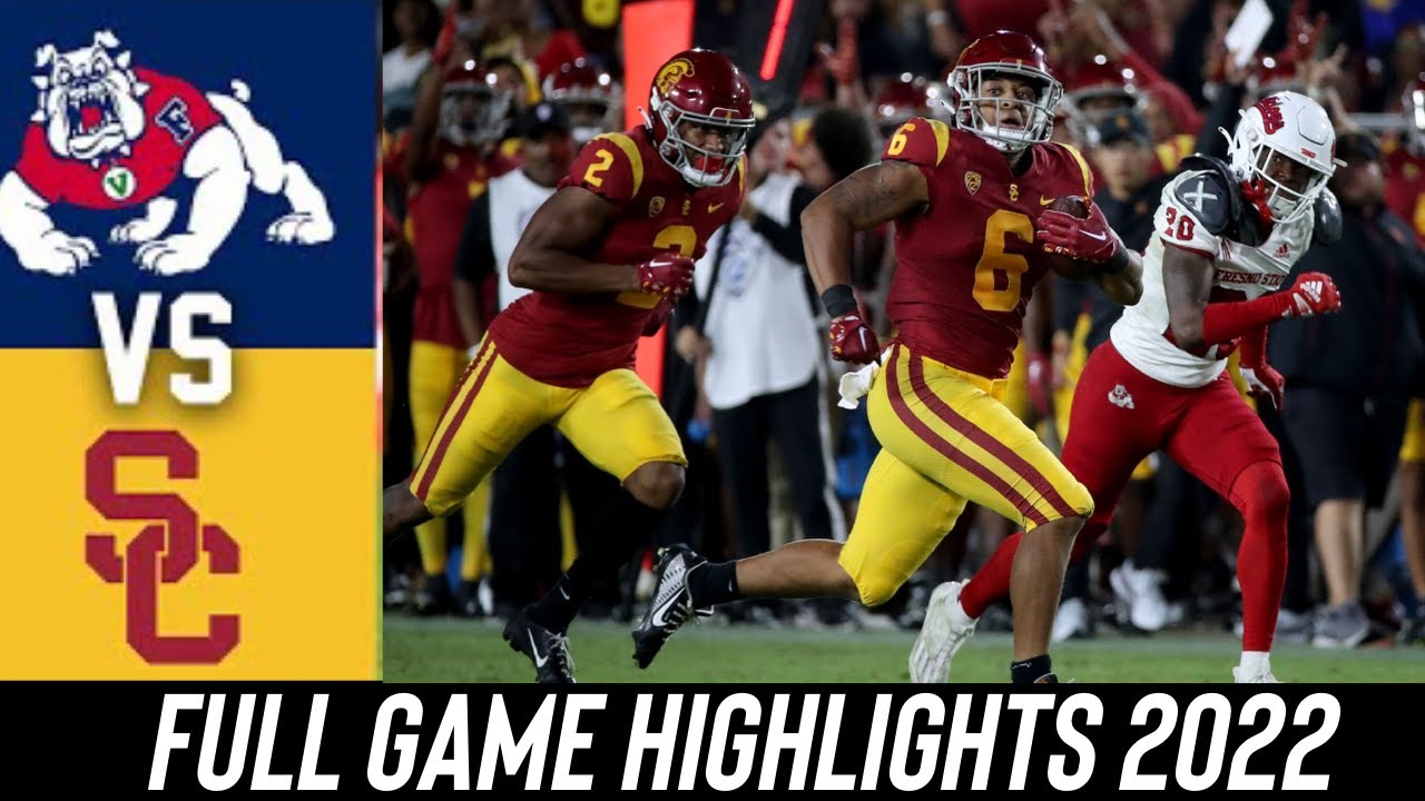 Fresno State Bulldogs vs #7 USC Trojans || 2022 College Football Week 3 Highlights