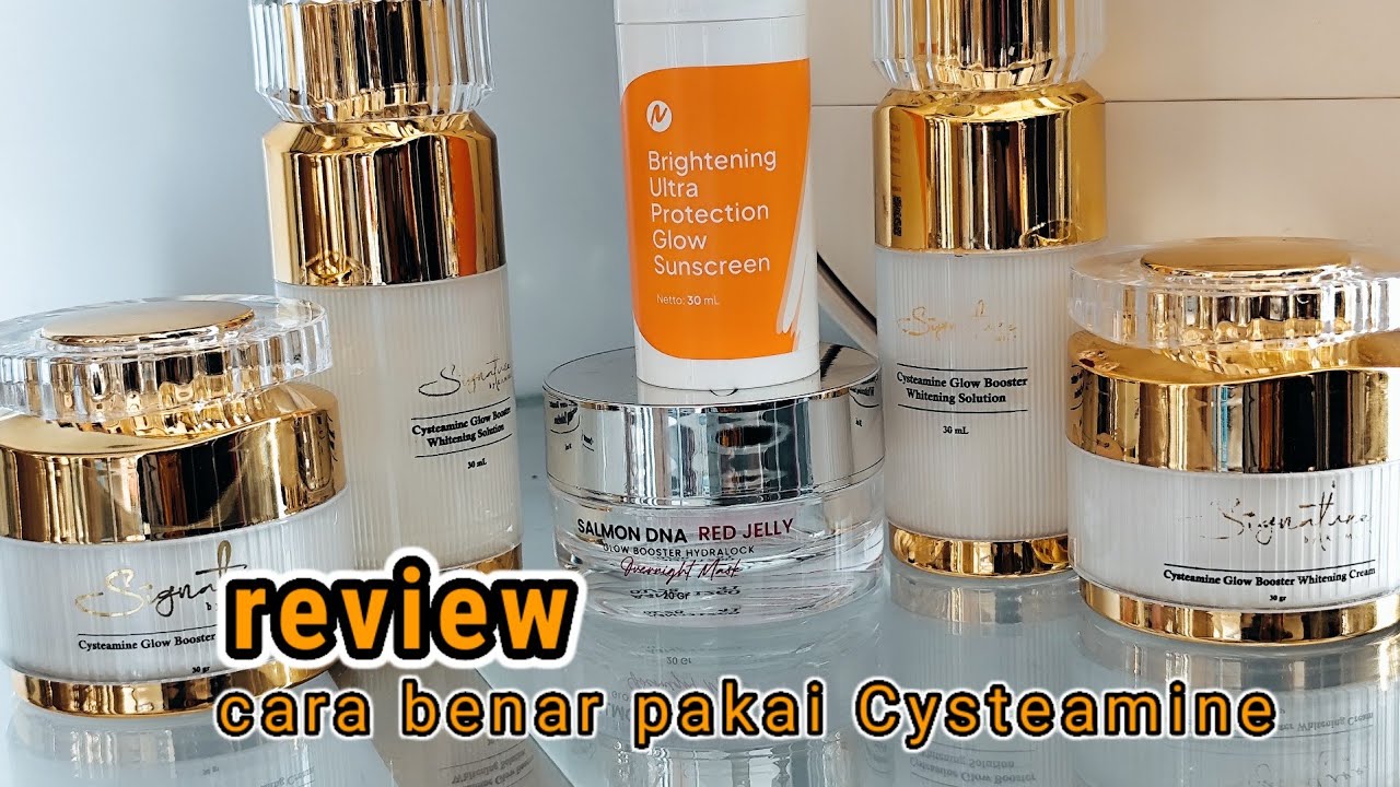 review dan cara pakai cysteamine HNH yang benar agar kulit bisa cerah