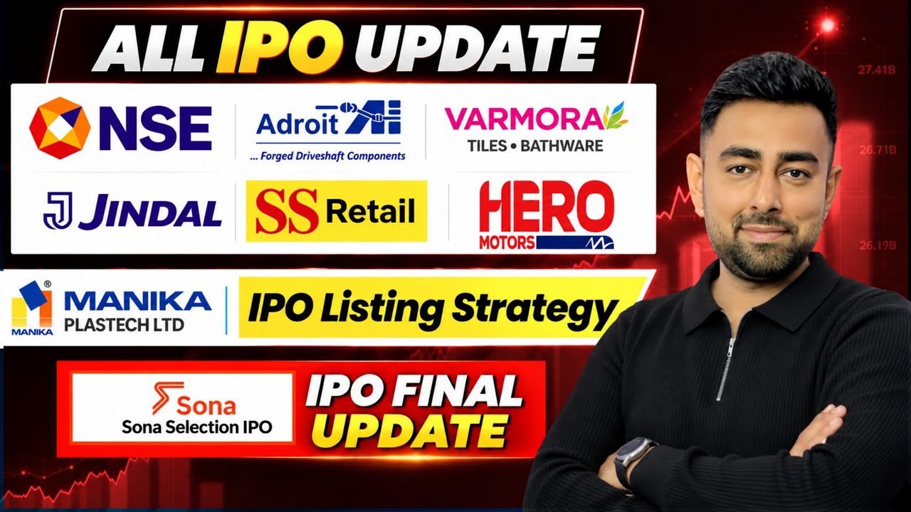 Sona Selection IPO Final Update | Manika IPO Listing Strategy | All IPO Updates | Jayesh Khatri 
