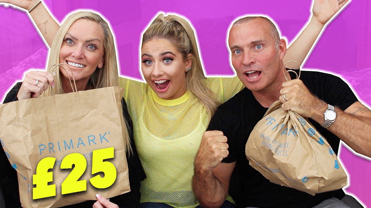 MUM VS DAD?! £25 PRIMARK OUTFIT CHALLENGE!!! 😱😬 | Saffron Barker