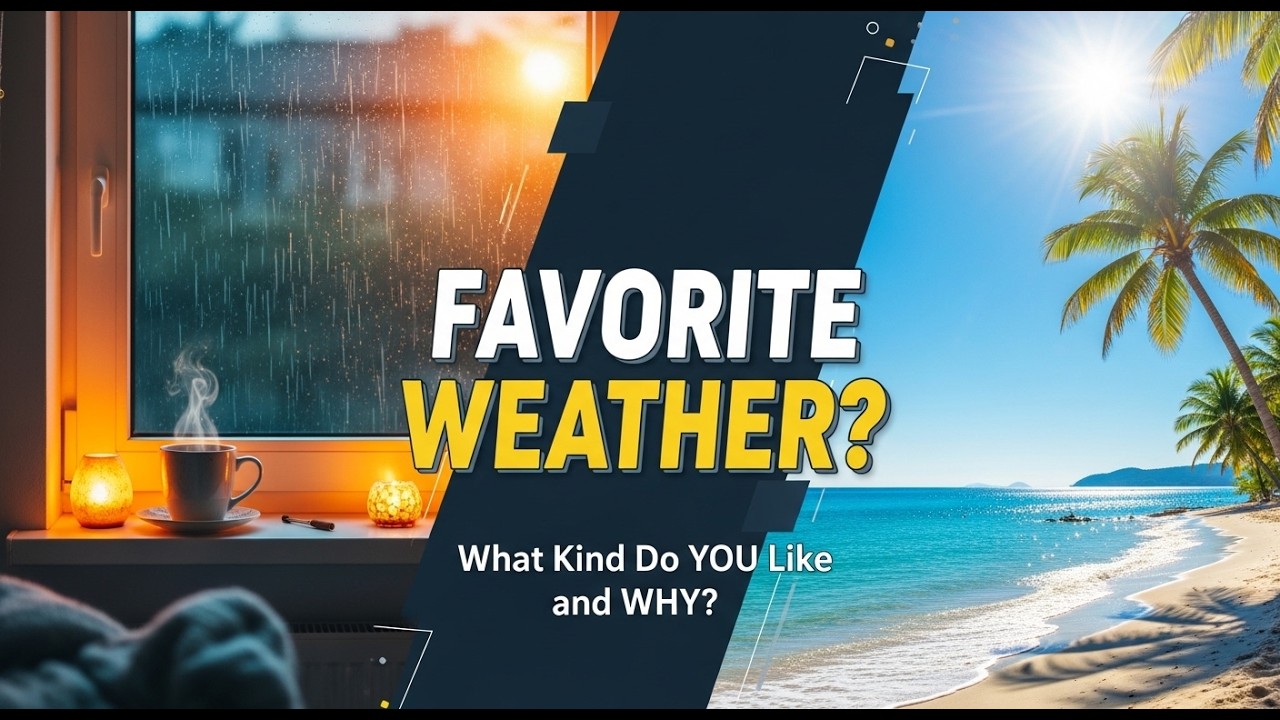Favorite Weather: What Kind Of Weather Do You Like And Why? | #dailyenglish #anhngumsthao
