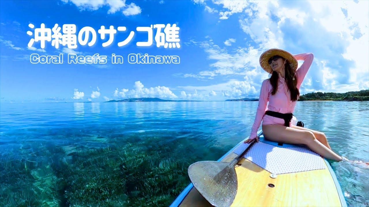 【沖縄SUP】美しいサンゴ礁でシュノーケル♡恩納村