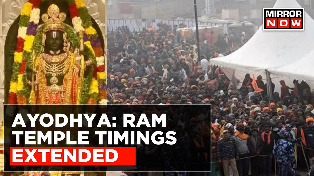 Huge Rush Continues In Ayodhya, Ram Temple Timings Extended For Hassle-Free Darshan | Top News