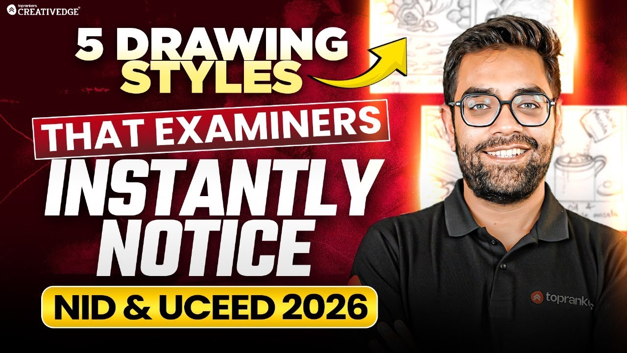 5 Drawing Styles Examiners Instantly Notice 🔥 | NID & UCEED 2026
