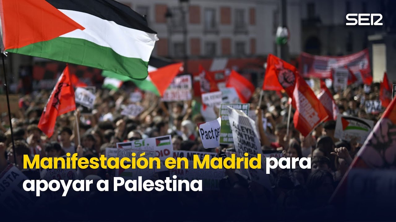 Manifestación en Madrid en apoyo a Palestina (02/10/2025)