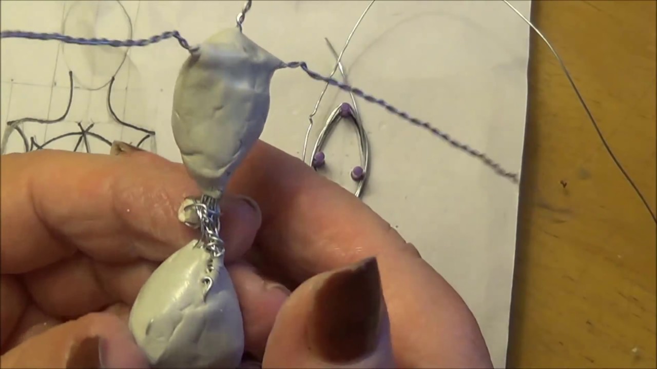 Part 1 how to make  the core for an armature polymer clay doll