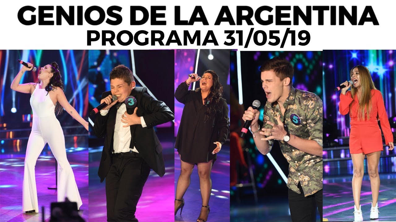 Genios de la Argentina en Showmatch - Programa completo 31/05/19