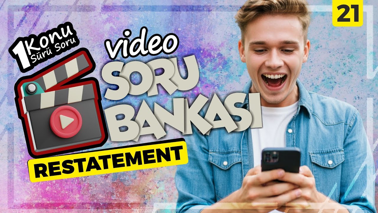RESTATEMENT YKS-DİL (YDT), YDS, YÖKDİL Video Soru Bankası