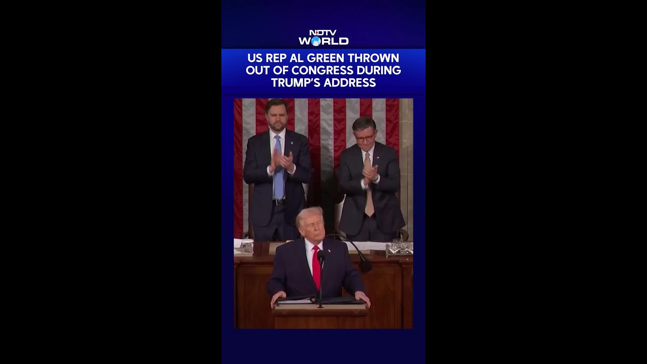 US Representative Al Green Thrown Out Of The Congress During Trump's SOTU Address