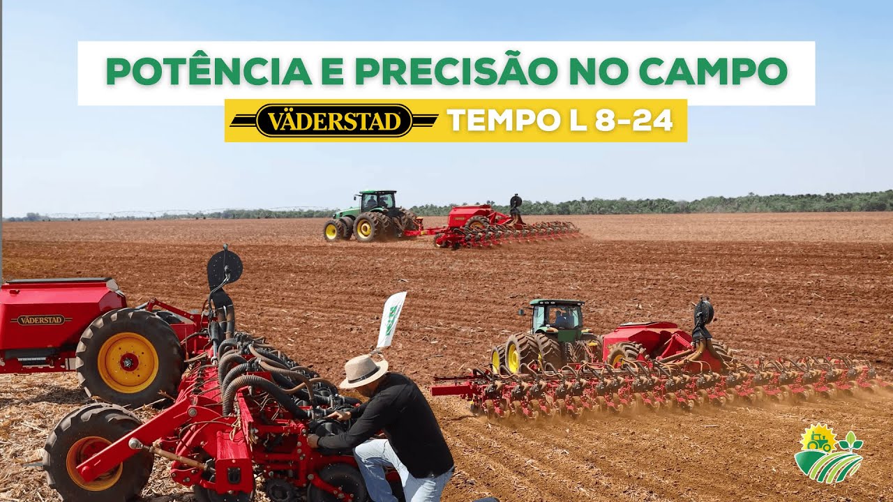 Potência e Precisão no Campo - plantadeira Vaderstad - Tempo L 8_24