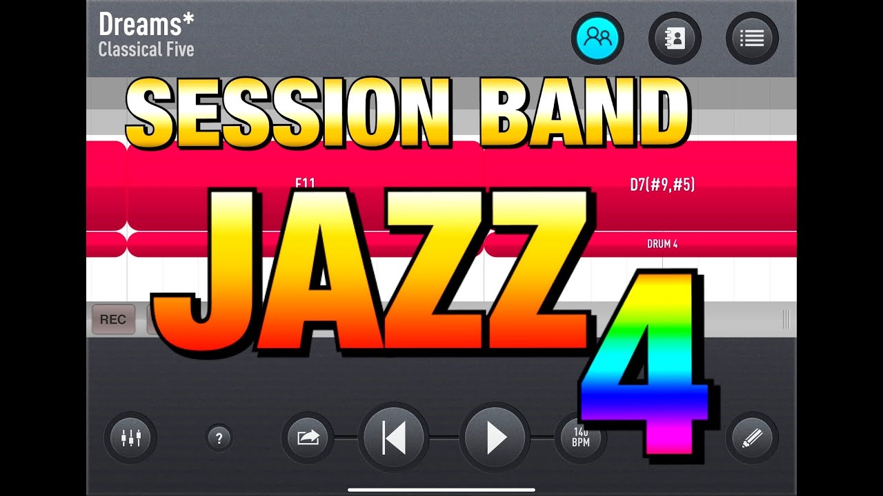 SessionBand JAZZ 4 - Full Tutorial Coming Soon - Demo for the iPad