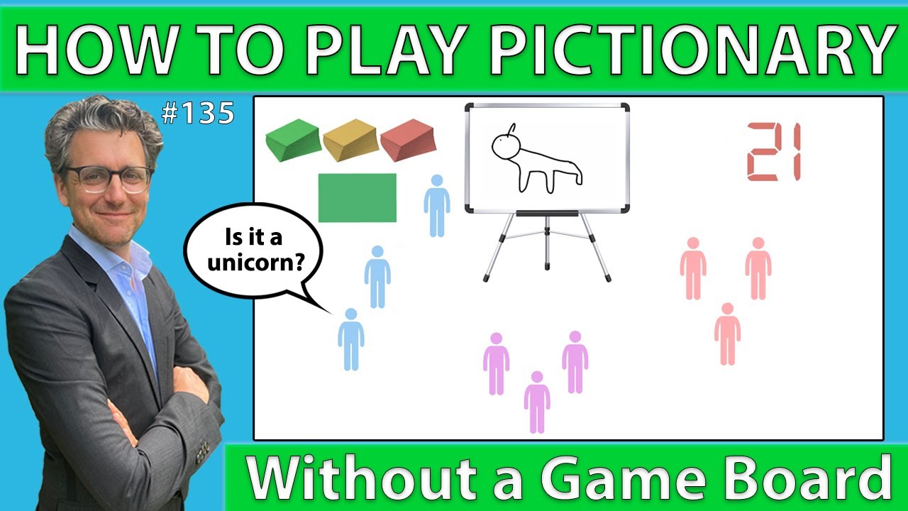 Как играть в Pictionary? (Без игрового поля) *135