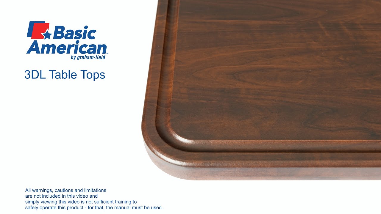 Basic American&trade; 3DL Table Tops