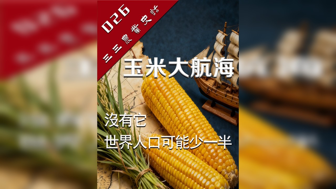 玉米大航海：从野草到第三大主粮，没有它世界人口可能减少一半