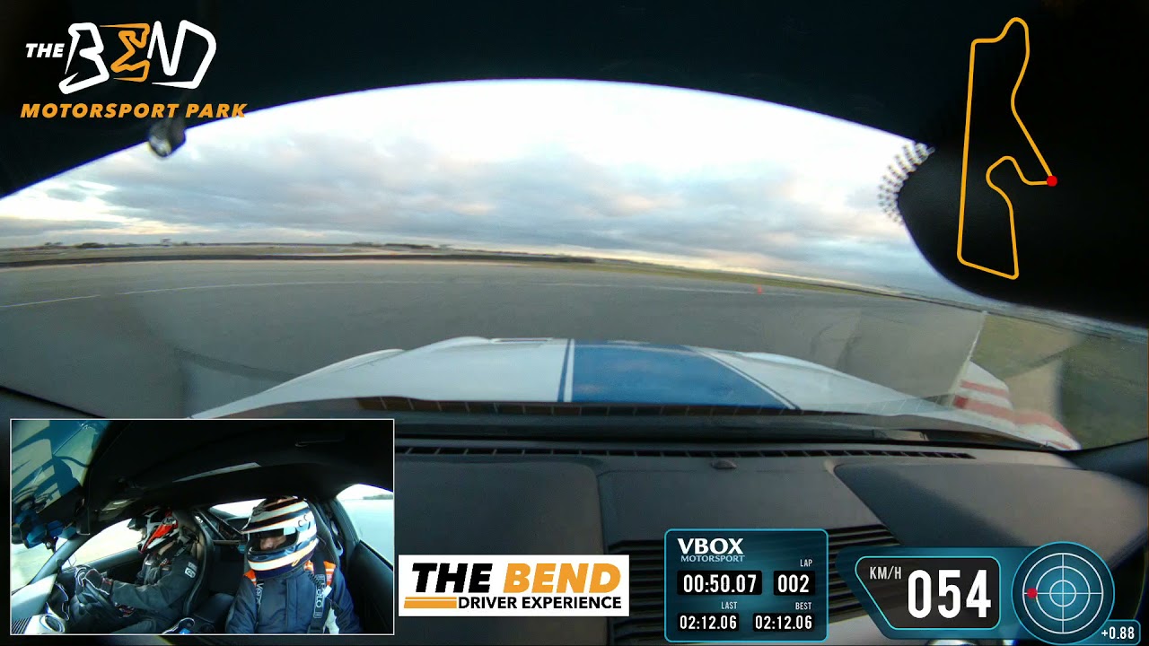 Mustang hot laps at The Bend - West Circuit